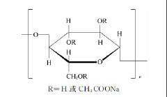 羧甲基纤维素钠结构式
